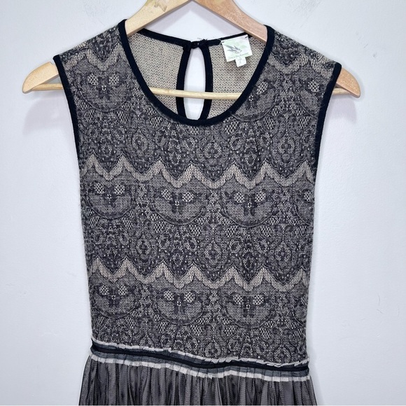 Anthropologie Weston Wear Fit and Flare Dress Size Large Balletcore - Picture 4 of 12